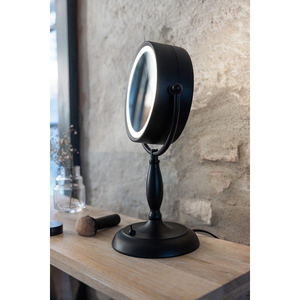 Lampa stołowa w kolorze matowej czerni ze szklanym kloszem (wysokość 36 cm) Face – Markslöjd-image-2