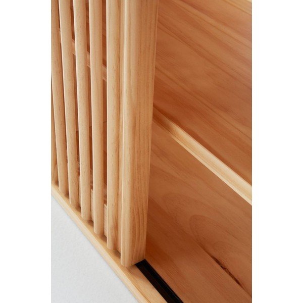 Zestaw do przedpokoju z litego drewna sosnowego w jasnym naturalnym kolorze 108x200x42 cm Svanshall – Jotex-image-3
