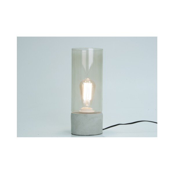 Lampa stołowa z betonową podstawą Leitmotiv Lax-image-1