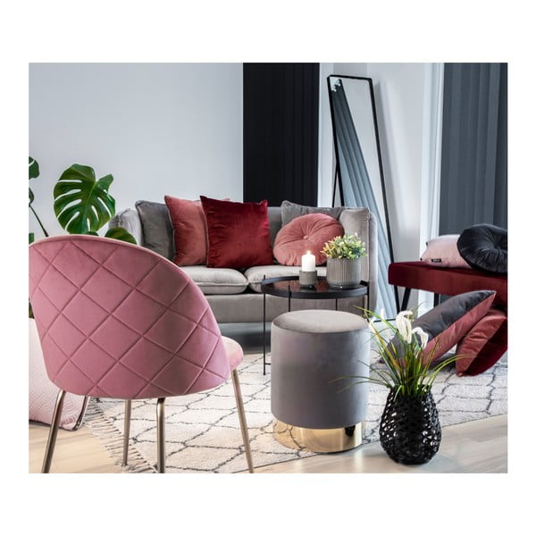 Szary puf House Nordic Gamby, ø 34 cm-image-2