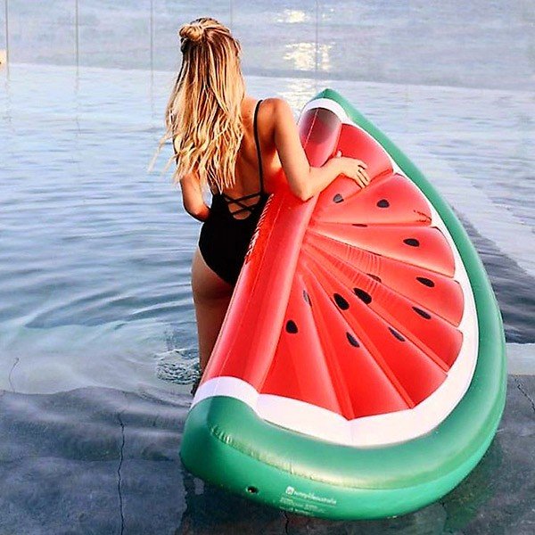 Materac dmuchany w kształcie arbuza InnovaGoods Watermelon-image-1