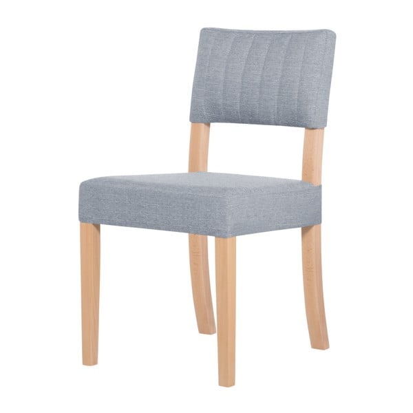 Szare krzesło z brązowymi nogami Ted Lapidus Maison Néroli