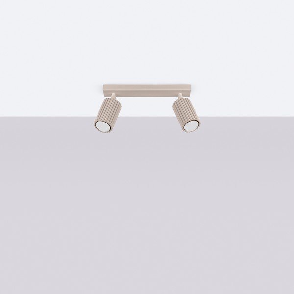 Szarobrązowa metalowa lampa punktowa 6,5x30 cm Gleam – Sollux-image-2