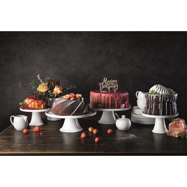 Porcelanowa patera na tort Basic – Maxwell & Williams-image-1