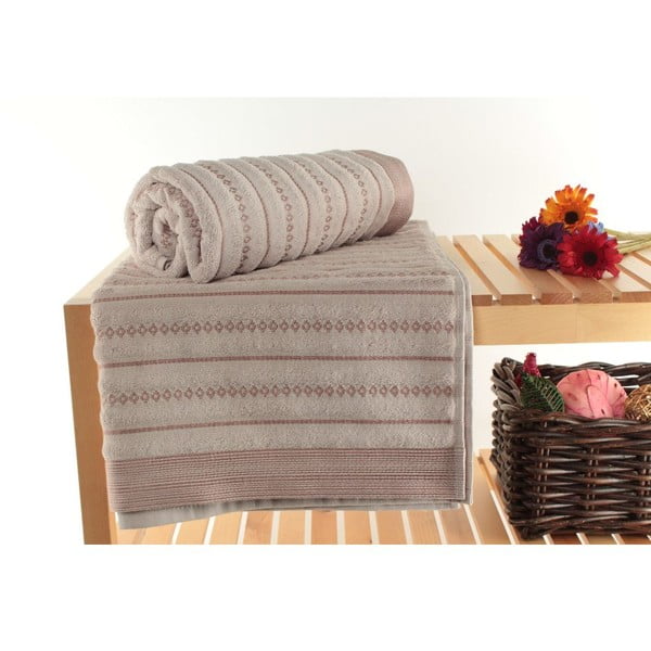 Zestaw 2 ręczników Patricia Bombeli Pink, 90x150 cm