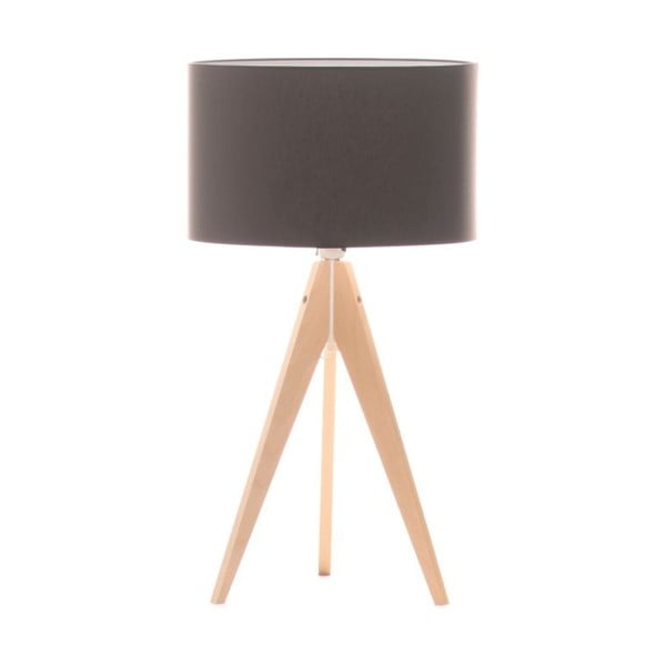 Brązowa lampa stołowa 4room Artist, brzoza, Ø 33 cm