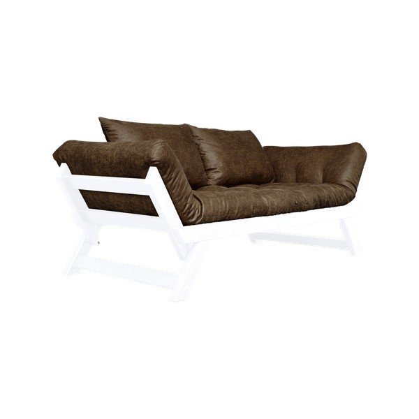 Sofa rozkładana Karup Bebop White/Mocca-image-4