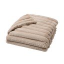 Jasnobrązowy koc z mikropluszu 180x220 cm Boudoir – douceur d'intérieur