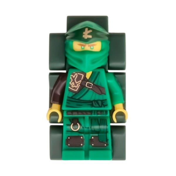 Zielony zegarek ze składanym paskiem i minifigurką LEGO® NINJAGO Lloyd-image-2