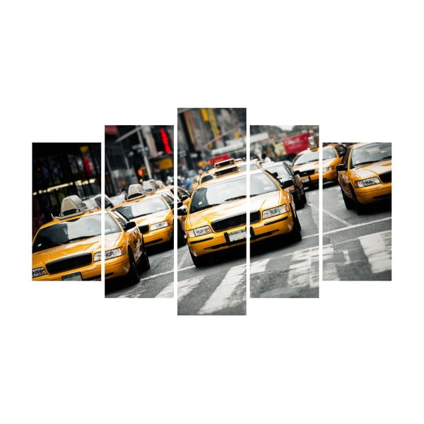 Wieloczęściowy obraz na płótnie New York Taxi