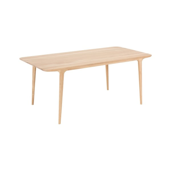 Stół z drewna dębowego Gazzda Fawn, 180x90 cm
