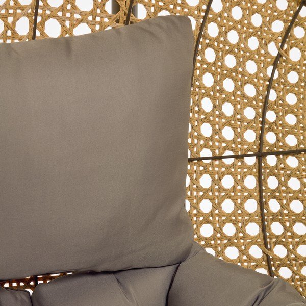 Wiszący fotel ogrodowy ze stojakiem Kave Home Cira-image-3