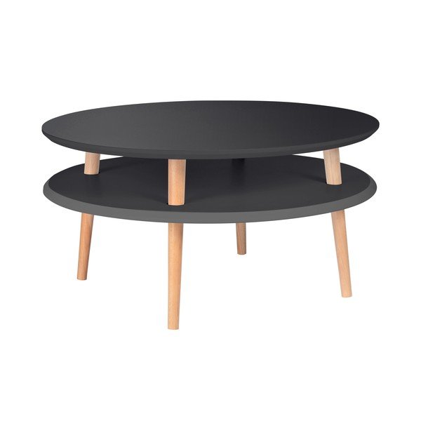 Grafitowy stolik Ragaba UFO Low