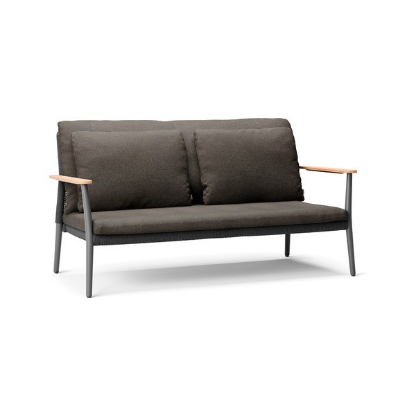 Ciemnoszara sofa ogrodowa Ray – Diphano-image-2