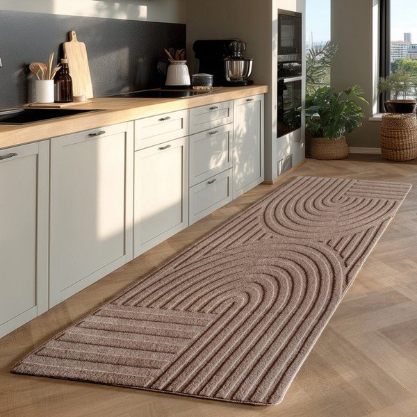Beżowy chodnik 80x250 cm Pompei 1611 – Ayyildiz Carpets-image-1