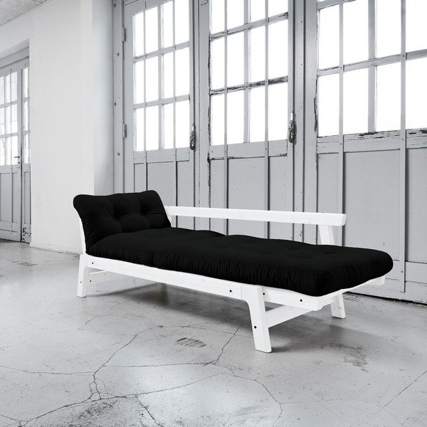 Sofa rozkładana Karup Step White/Black-image-3