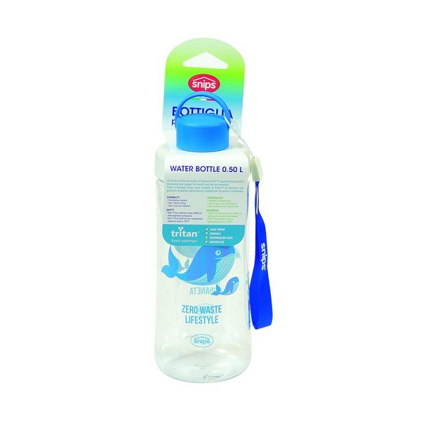 Niebieska butelka na wodę Snips Whale, 500 ml-image-4