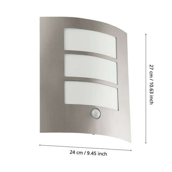 Zewnętrzna lampa ścienna (wysokość 26 cm) CITY – EGLO-image-3