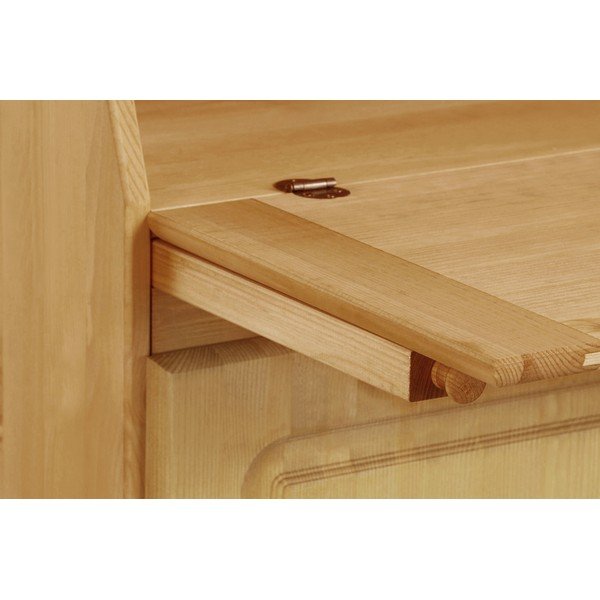 Wysoka komoda z litego drewna sosnowego z sekretarzykiem 107x39 cm Mette – Støraa-image-1