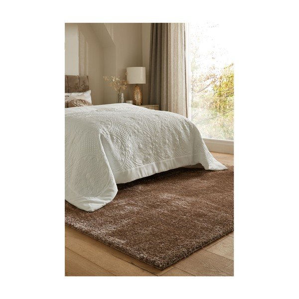 Brązowy dywan z włókien z recyklingu 120x170 cm Velvet – Flair Rugs-image-2