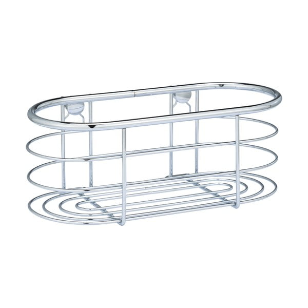 Półka łazienkowa w kolorze srebra Wenko Trestina, 26x11 cm-image-2