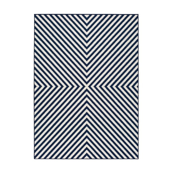 Niebiesko-biały dywan odpowiedni na zewnątrz Universal Cannes Hypnotic, 160x230 cm