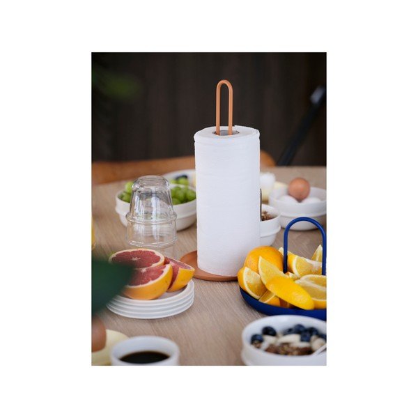 Pomarańczowy metalowy stojak na ręczniki kuchenne ø 14,5 cm Singles – Zone-image-3