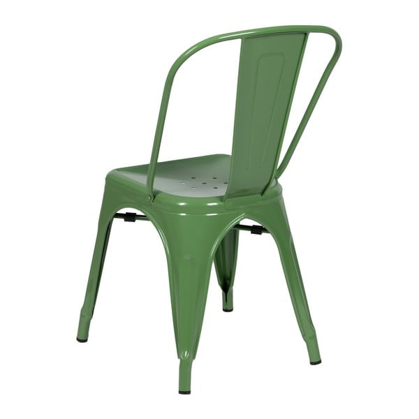 Zielone metalowe krzesła zestaw 2 szt. – Ixia-image-3