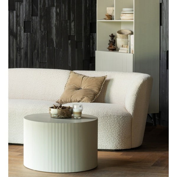 Beżowy okrągły stolik ø 60 cm Sanne – WOOOD-image-4