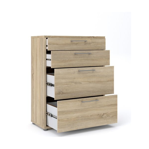 Regał modułowy w dekorze dębu 89x113 cm Prima – Tvilum-image-2