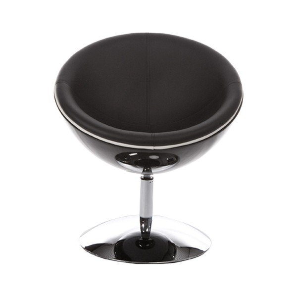 Czarny fotel obrotowy Kokoon Sphere-image-3