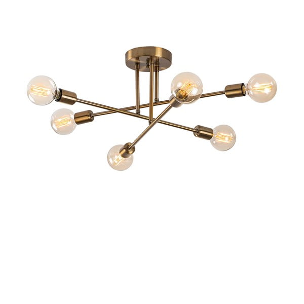 Lampa sufitowa w kolorze złota 64x64 cm Flower – Opviq lights-image-2