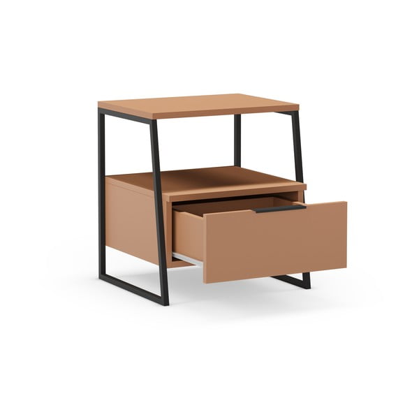 Ceglasta szafka nocna Velia – Marckeric-image-3