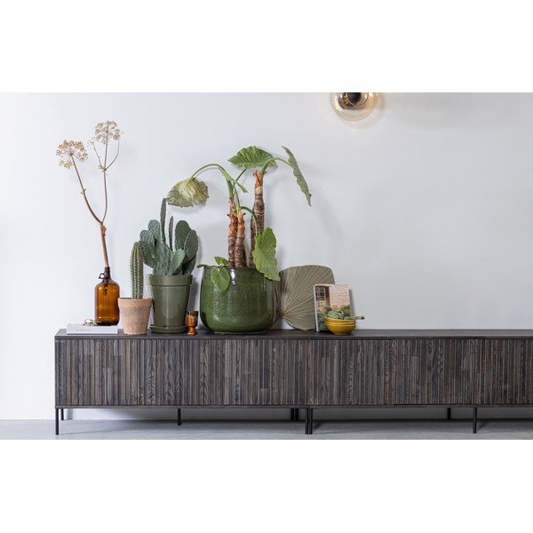 Brązowa szafka pod TV w dekorze jesionu 150x56x44 cm Gravure – WOOOD-image-1
