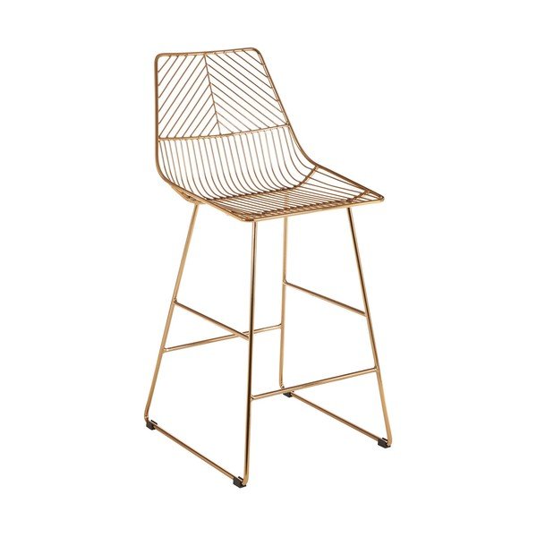 Metalowy hoker w kolorze złota District – Premier Housewares