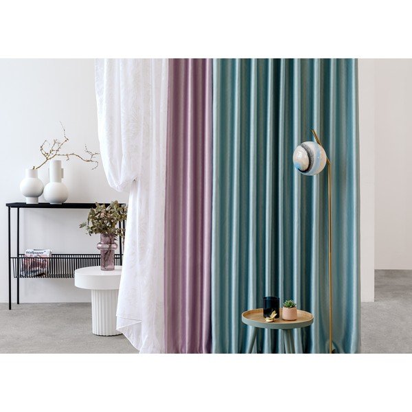 Fioletowa zasłona na haczyki 140x260 cm Canyon – Mendola Fabrics-image-2