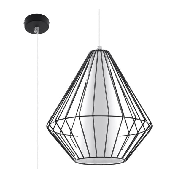 Czarna lampa wisząca Sollux Alfredo-image-2