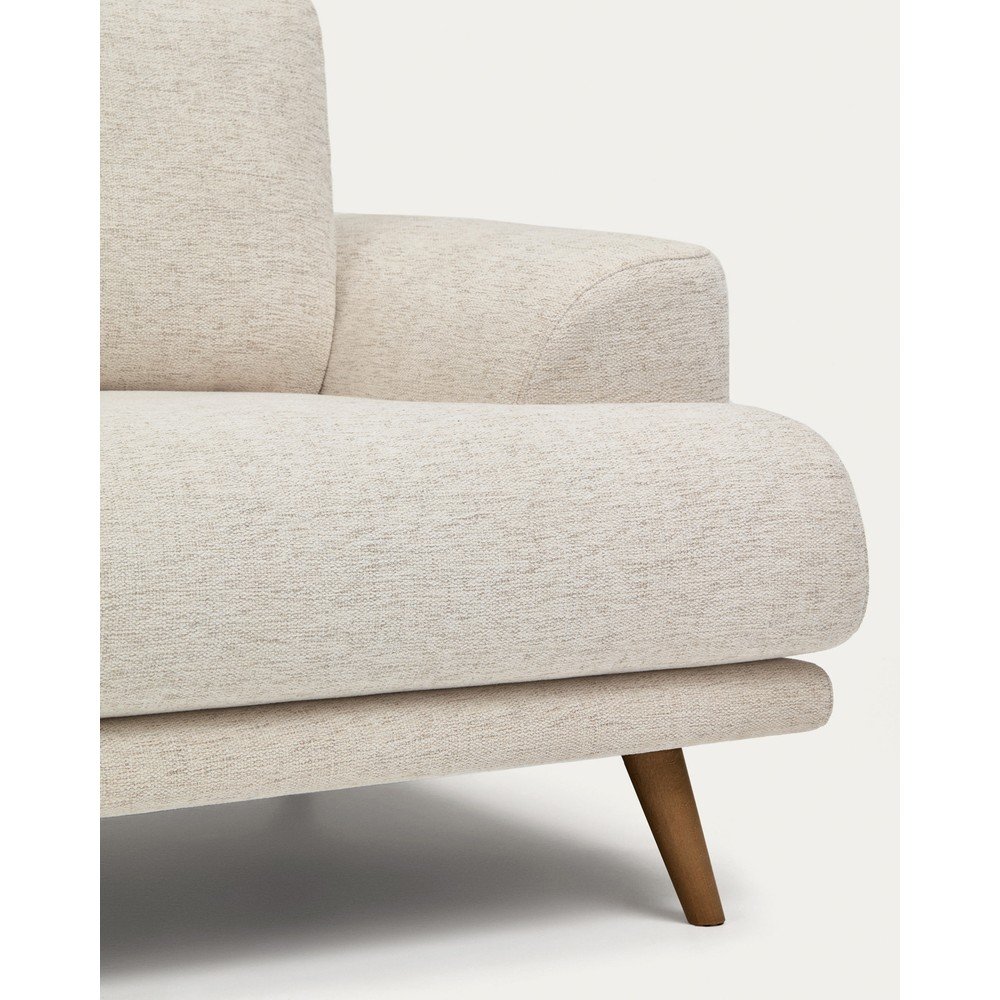 Beżowa sofa z tkaniny szenilowej 228 cm Karin – Kave Home (zdjęcie 2)