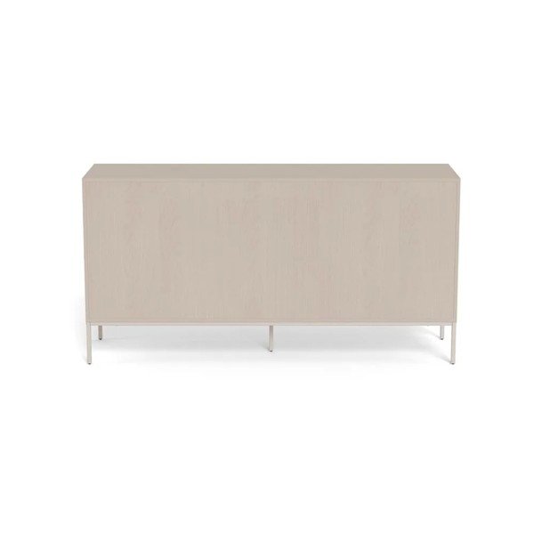 Szara komoda z melaminy 157x80x40 cm Palmdale – Actona-image-4