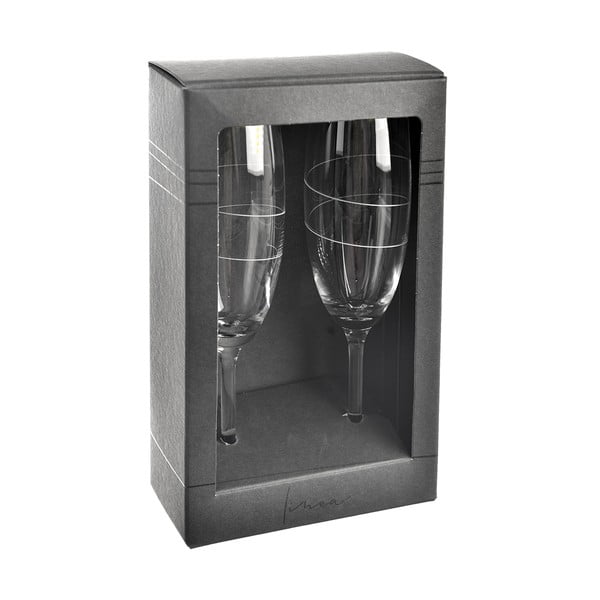 Kieliszki do szampana zestaw 2 szt. 220 ml – Orion-image-1