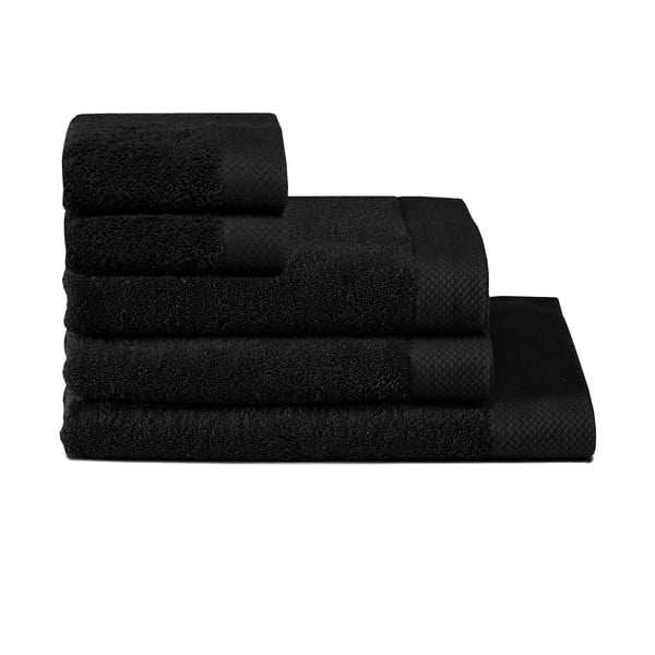 Zestaw 5 ręczników Pure Black