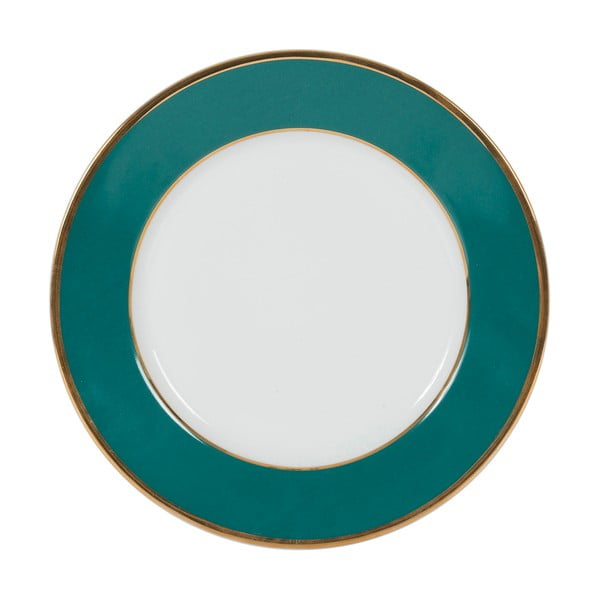 Morski porcelanowy talerzyk deserowy ø 20,5 cm Ginger – Côté Table