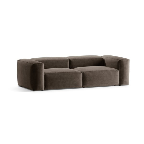 Brązowa sofa 264 cm Bergamo – Cosmopolitan Design-image-2