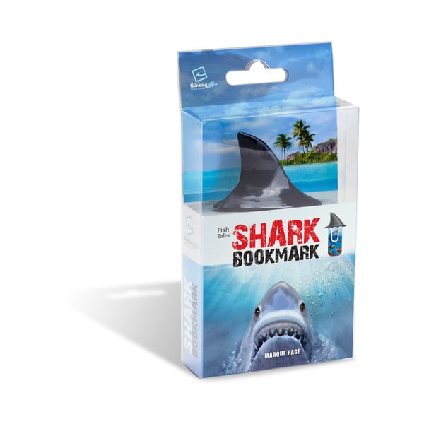 Zakładka do książki w kształcie płetwy rekina Thinking gifts Shark