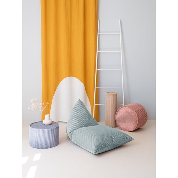 Miętowy sztruksowy dziecięcy worek do siedzenia Big Lounger – Wigiwama-image-1