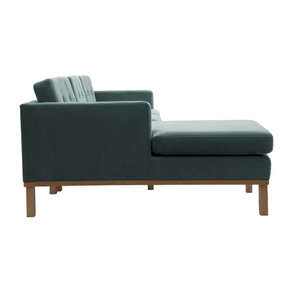 Niebieska sofa narożna Vivonita Johan, lewy róg-image-2