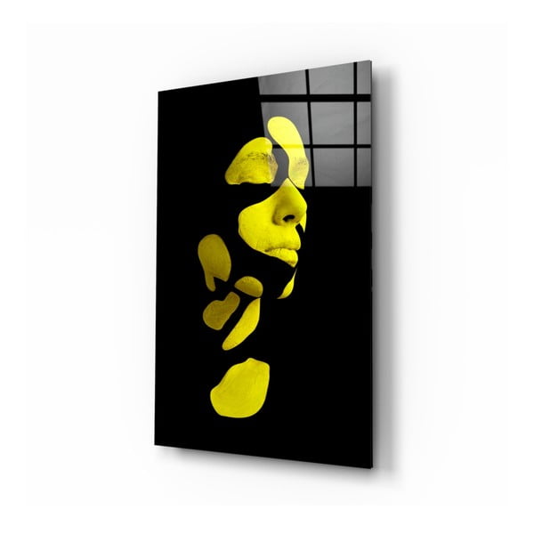Szklany obraz Insigne Fragmented Yellow