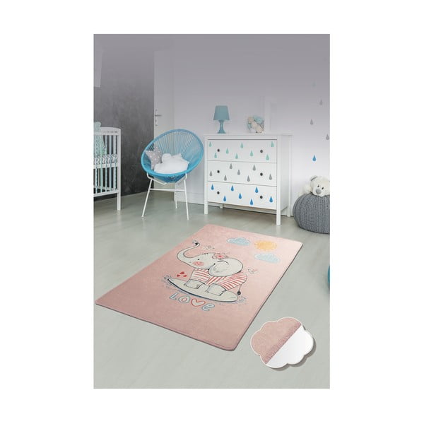 Dziecięcy dywan antypoślizgowy Conceptum Hypnose Elephant, 100x160 cm-image-2