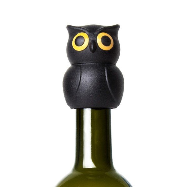 Zatyczka do wina w kształcie sowy Qualy&CO Owl Wine Stopper-image-1