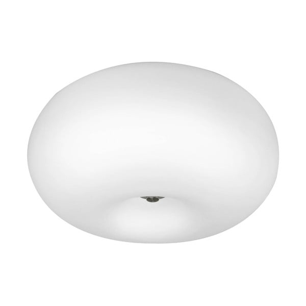 Biała lampa sufitowa ze szklanym kloszem OPTICA – EGLO